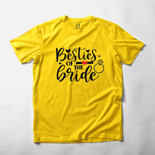 Personalized T-shirt For Haldi With Besties of The Bride