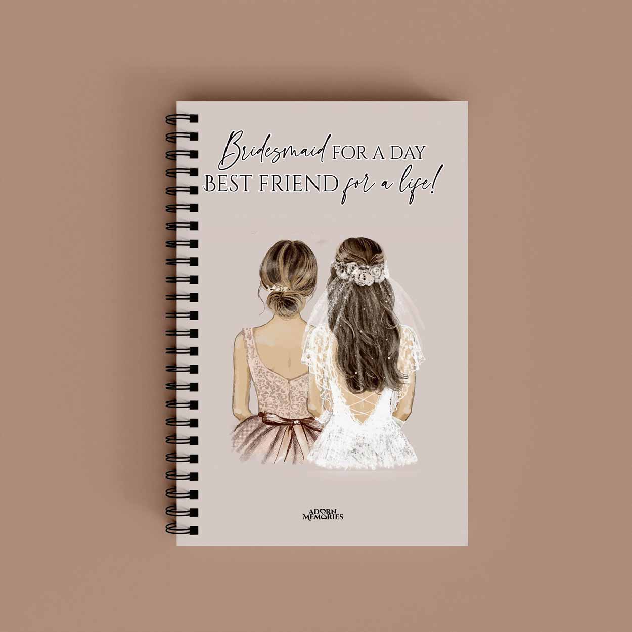 Gift For BridesMaid Notebook Favors