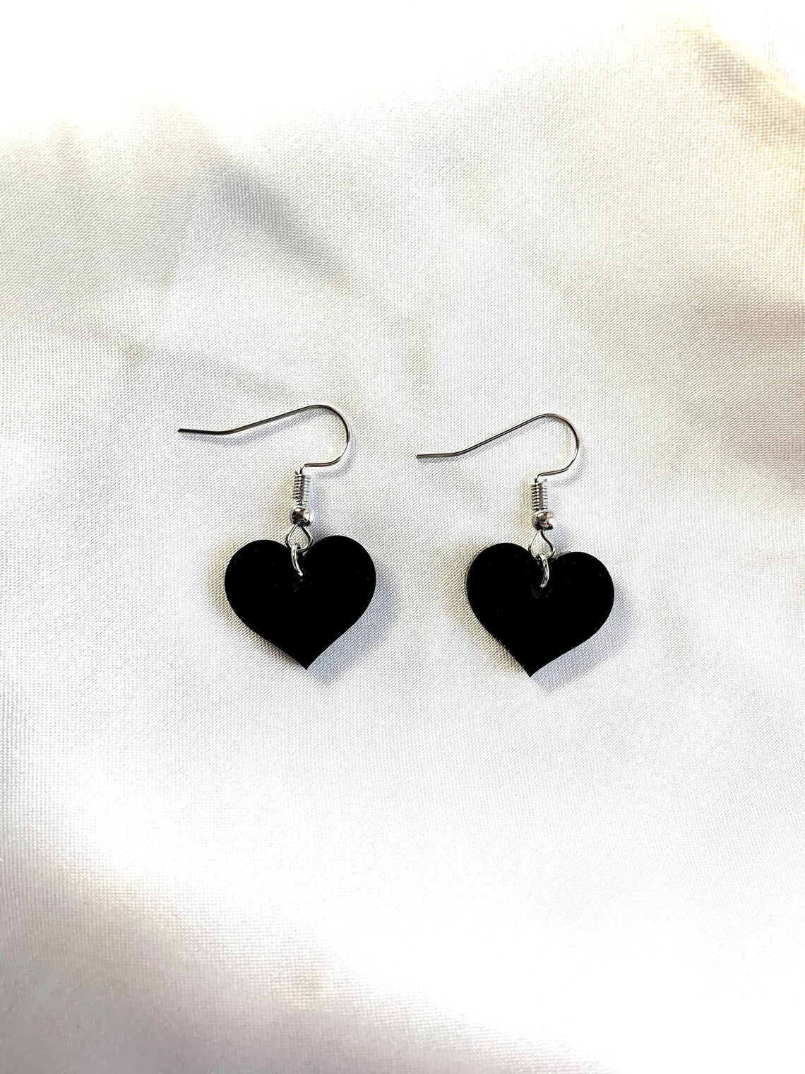 Acrylic Earrings-BLACK