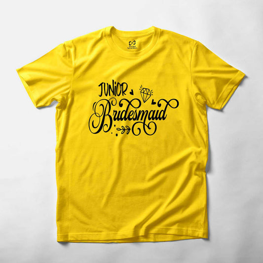 Personalized T-shirt For Haldi With Junior Bride