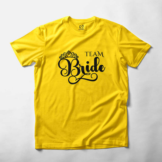 Team Bride T-shirt For Wedding Ceremony