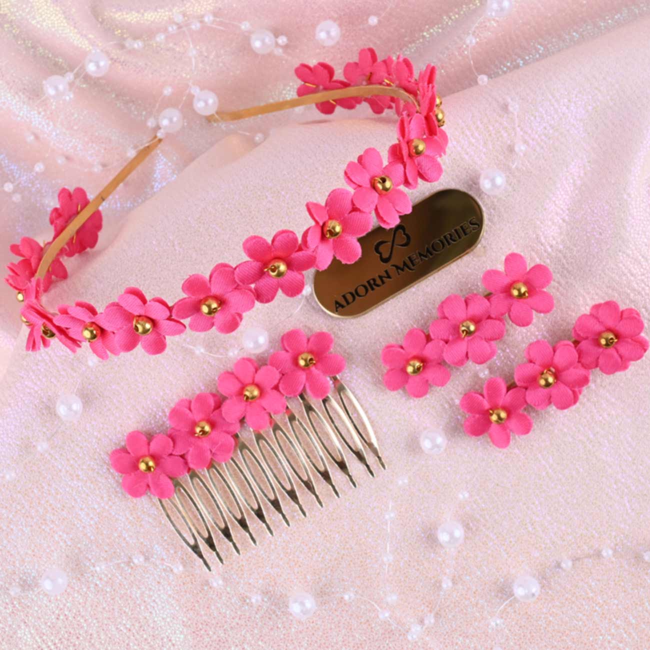 Flower Hair Accessory Combo