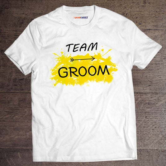 Team Groom T-shirt For Wedding