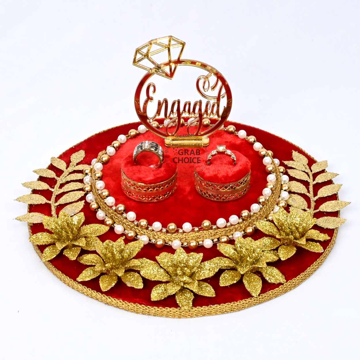 Engagement Ring Platter (RED)