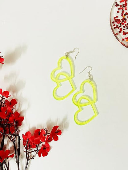 GOLDEN Acrylic Earrings For Women