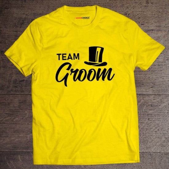 Team Groom T-shirt For Wedding