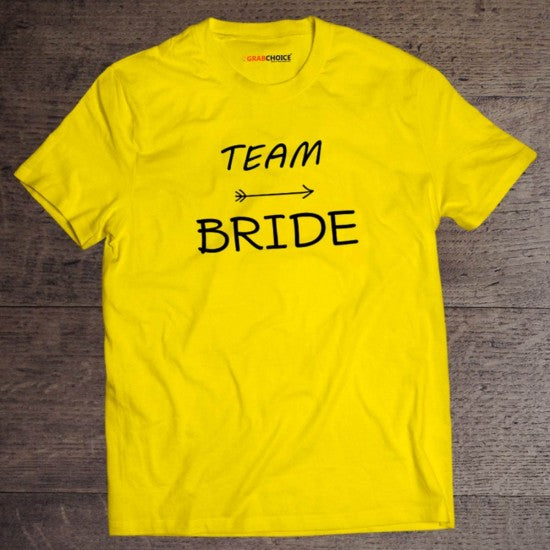 Team Bride T-shirt For Wedding