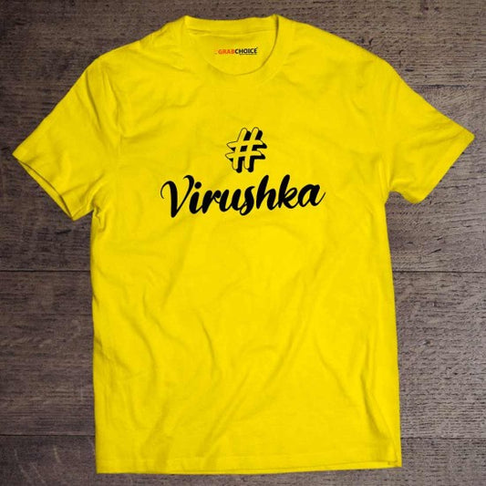 Personalized Wedding Hashtag T-shirt For Haldi